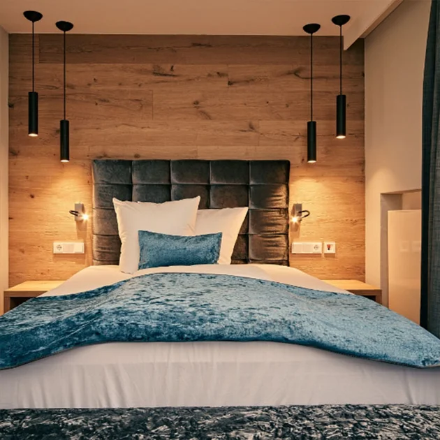 Einzelzimmer Fluh Ansicht Bett von vorne