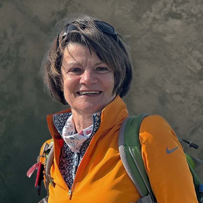 Portrait von Barbara, Teammitglied im Hotel Birkenhof Oberstaufen.