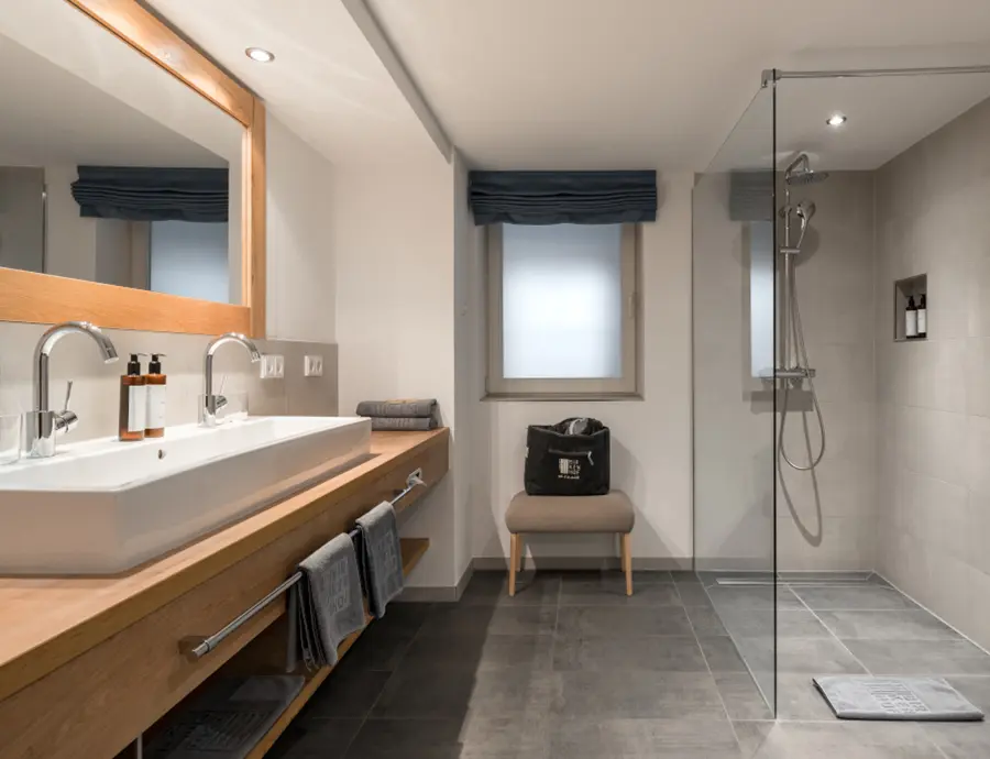 Gartenapartment_Badezimmer_Hotel_Birkenhof_Oberstaufen_Allgaeu